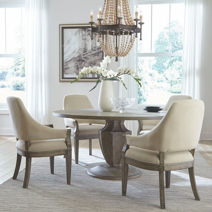 Westfield - 5 Piece Pedestal Table Set - Havana Brown